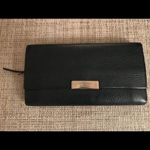 Peter Kent cobalt blue leather wallet
